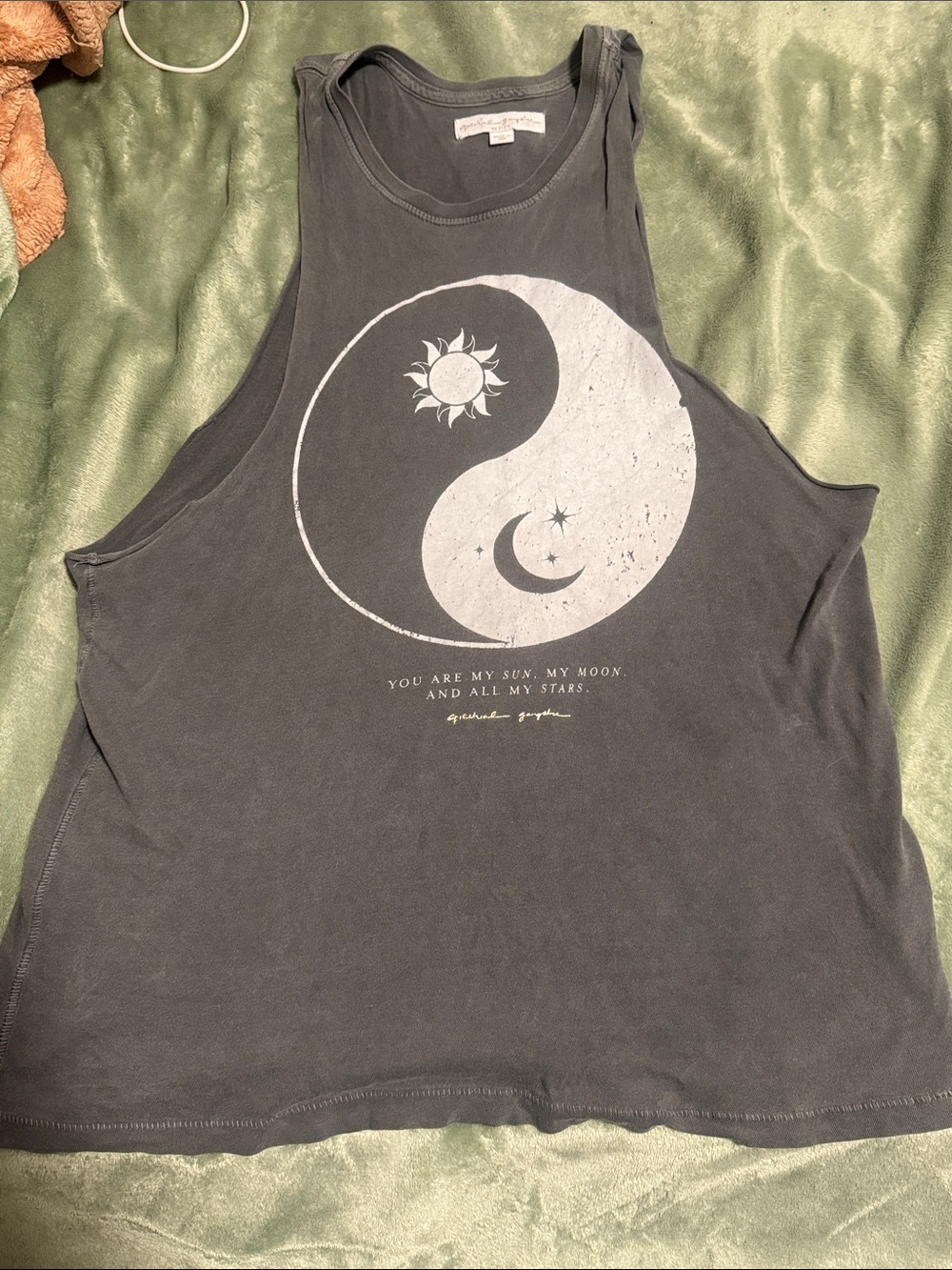 Spiritual Gangster || “You are my sun, my moon, and all my stars” muscle tank (M